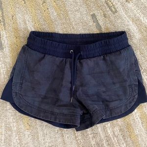 Athleta navy blue shorts